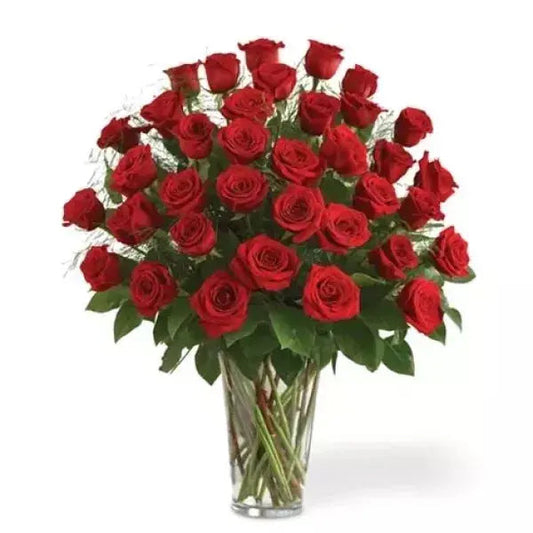 red rose bouquet