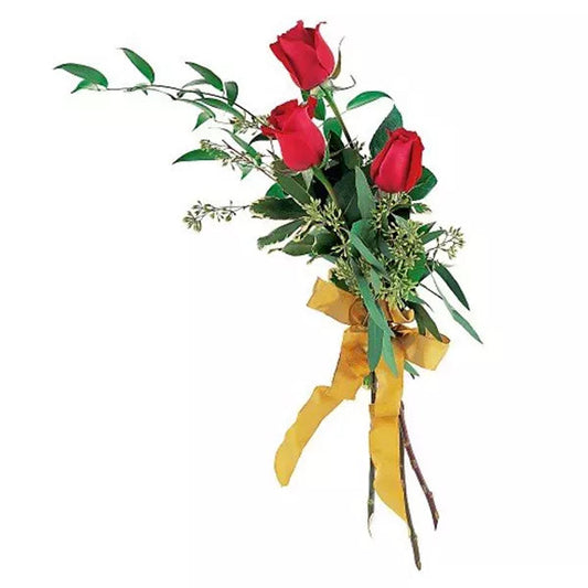 three red roses